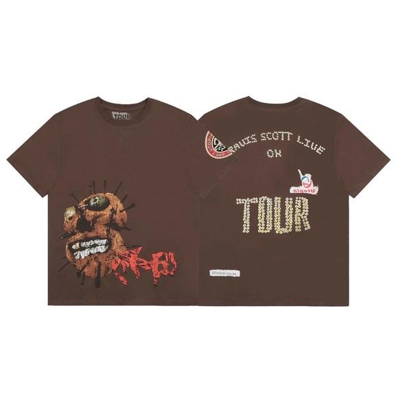 VIP Brown Short Sleeve Graphic Tee - Picture 1 of 2